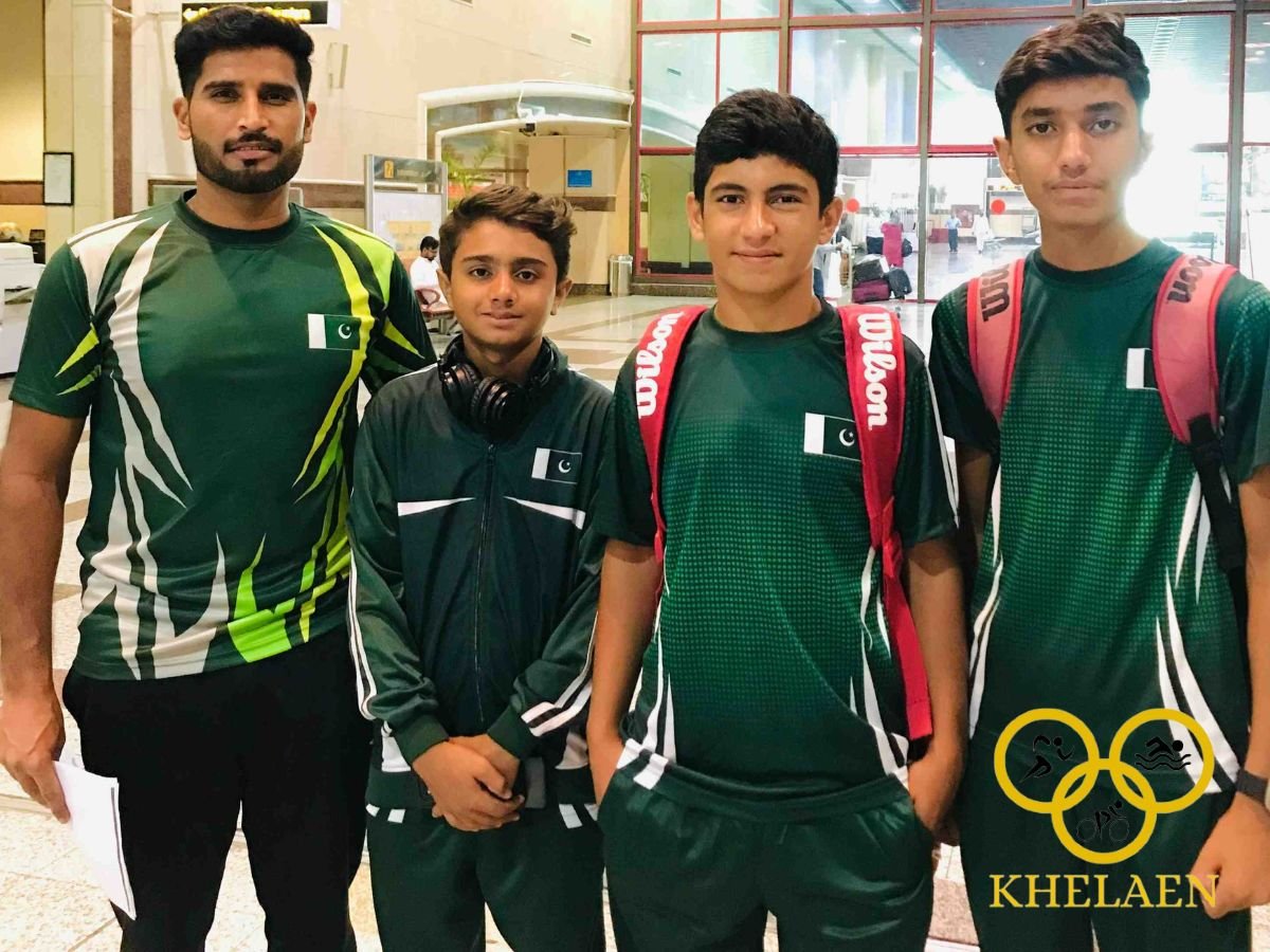 Pakistan’s Under-12 Tennis Team Departs for Kazakhstan